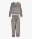 Pyjama en velours avec inscription Chicago fille